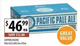 Supabarn Coppers Pacific Pale Ale Cans offer