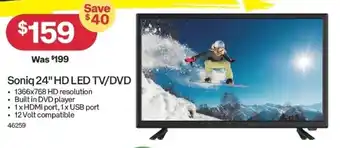 Australia Post Soniq 24" HD LED TV/DVD offer