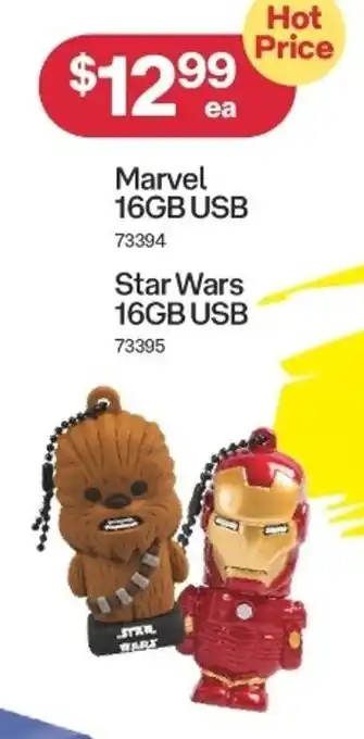 Australia Post Maevel 16GB USB / StarWars 16GB USB offer