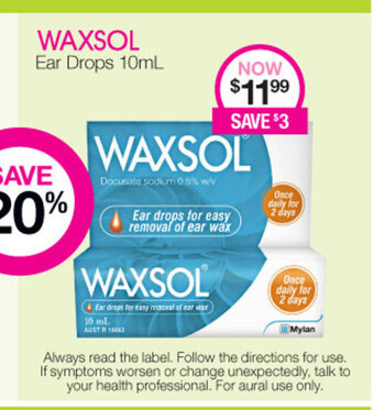 Waxsol Ear Drops 10mL