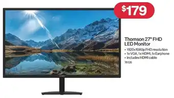 Australia Post Thomson 27" FHD LED Monitor offer