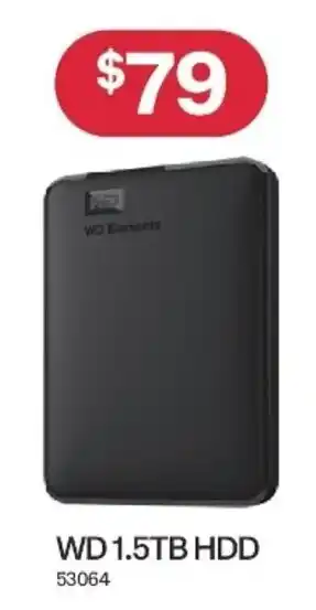 Australia Post WD 1.5TB HDD offer