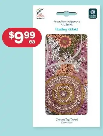Australia Post Cotton Tea Towel offer