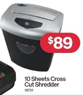 Australia Post 10 Sheets Cross Cut Shredder offer