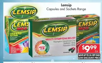 Pharmacy4Less Lemsip Capsules and Sachets Ranges offer