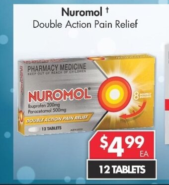 Pharmacy4Less Nuromol Double Action Pain Relief offer