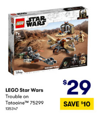 BIG W Lego Star Wars Trouble on Tatooine 75299 offer
