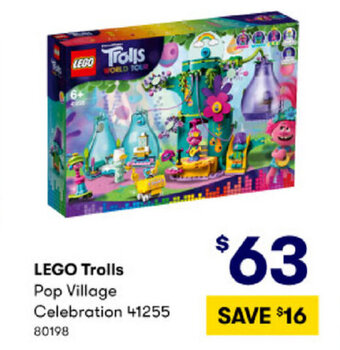BIG W Lego Trolls Pop Village Celebration 41255 offer