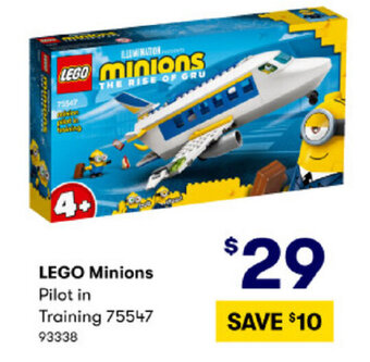 BIG W Lego Minions Pilot in Training 75547 offer