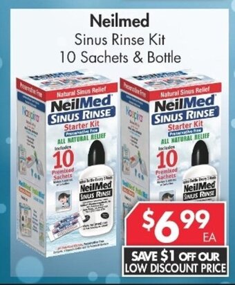 Neilmed Sinus Rinse Kit 10 Sachets & Bottle