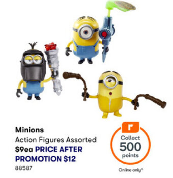 BIG W Minions Action Figures Assorted offer