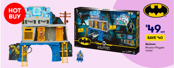 BIG W Batman Mission Playset offer