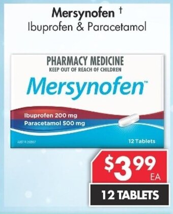 Pharmacy4Less Mersynofen Ibuprofen & Paracetamol offer