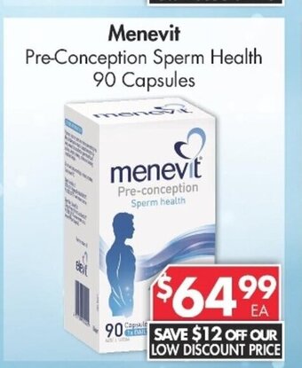 Menevit Pre-Conception Sperm Health 90 Capsules