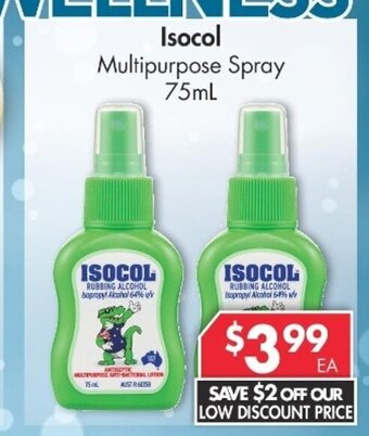 Pharmacy4Less Isocol Multipurpose Spray 75mL offer