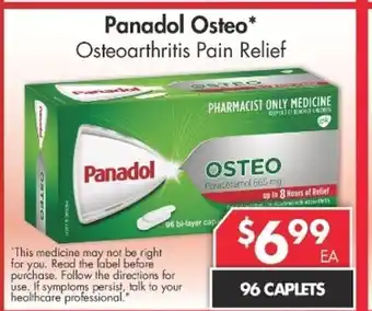 Pharmacy4Less Panadol Osteo Osteoarthritis Pain Relief offer