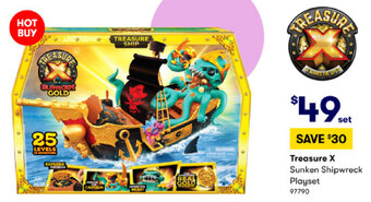 BIG W Treasure X Sunken Shipwreck Playset offer