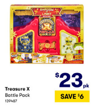 BIG W Treasure X Battle Pack offer