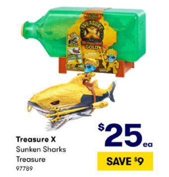 BIG W Treasure X Sunken Sharks Treasure offer