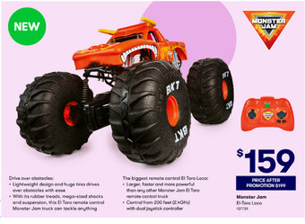 BIG W Monster Jam El- Toro Loco offer