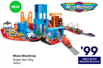BIG W Micro Machine Super Van City offer