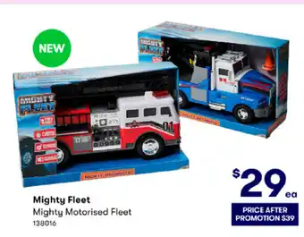 BIG W Mighty Fleet Mighty Motorised Fleet offer