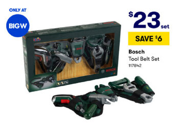 BIG W Bosch Tool Belt Set offer