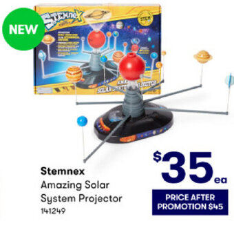 BIG W Stemnex Amazing Solar System Projector offer