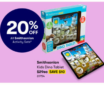 BIG W Smithsonian Kids Dino Tablet offer