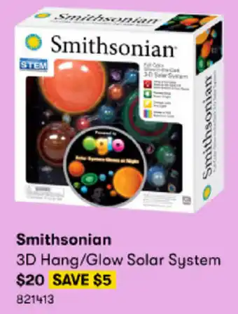 BIG W Smithsonian 3D Han/ Glow Solar System offer