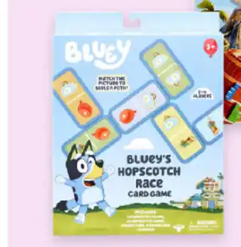 Bluey's Hopscotch Race Card Game