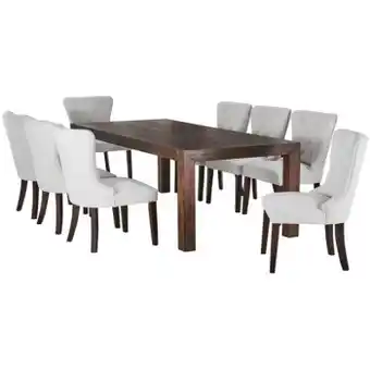 Fantastic Furniture Dalkeith 8 Seater Dining Table with Windsor Chairs offer