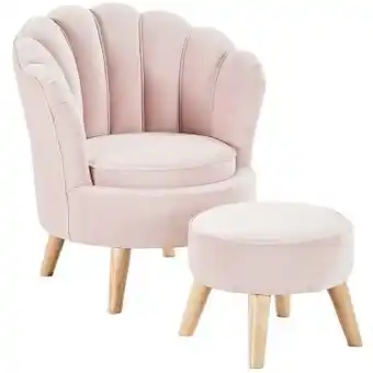 Venus Armchair with Footstool