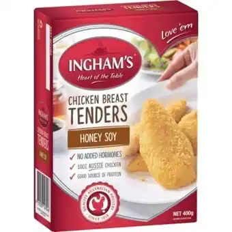 IGA Ingham’s Chicken Breast Tenders 400g Selected Varieties offer