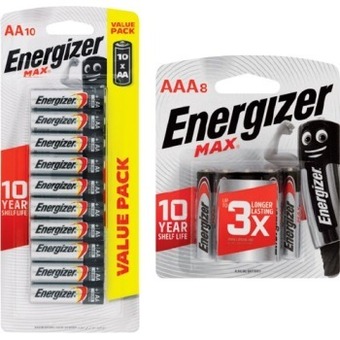 IGA Energizer Max AA 10 Pack or AAA 8 Pack Batteries offer