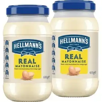 IGA NEW Hellmann’s Real Mayonnaise 400g offer