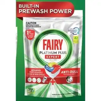 IGA Fairy Platinum Plus Dishwashing Tablets 42 Pack offer