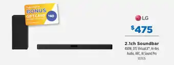Betta OLG 2.1ch soundbar offer