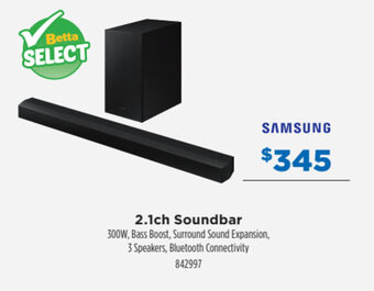 Betta SAMSUNG 2.1ch soundbar offer