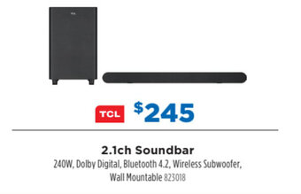 Betta TCL 2.1ch soundbar offer