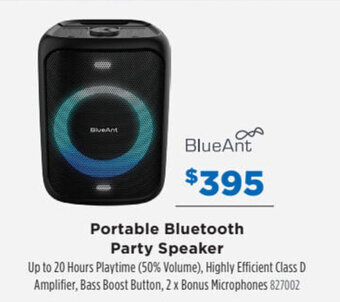 BLUEANT portable bluetooth party speaker