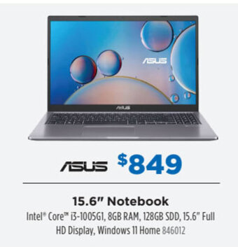 Betta ASUS 15.6" notebook offer