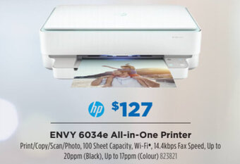 Betta HP ENVY 6034e all-in-one printer offer