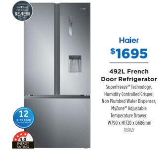 Betta HAIER 492L french door refrigerator offer