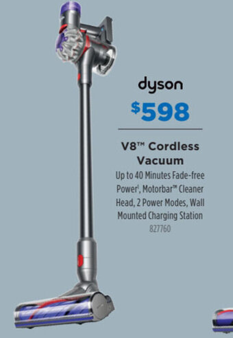 DYSON V8" cordless vacuum