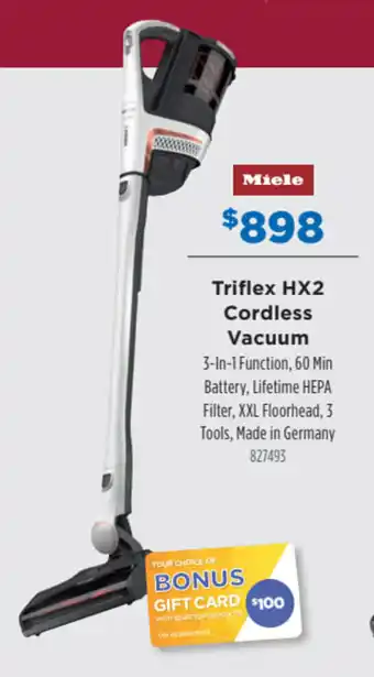 Betta MIELE triflex HX2 cordless vacuum offer