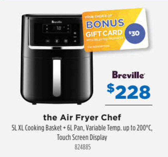 BREVILLE the air fryer chef offer at Betta
