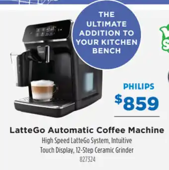 Betta PHILIPS lattego automatic coffee machine offer