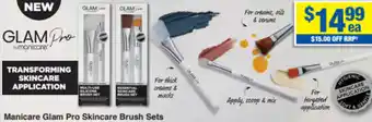 My Chemist Manicare Glam Pro Skincare Brush Sets offer