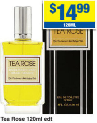 My Chemist Tea Rose 120ml Edt offer